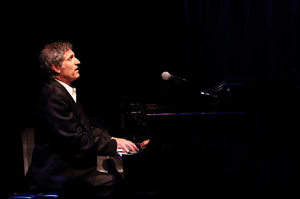 Aaron at piano